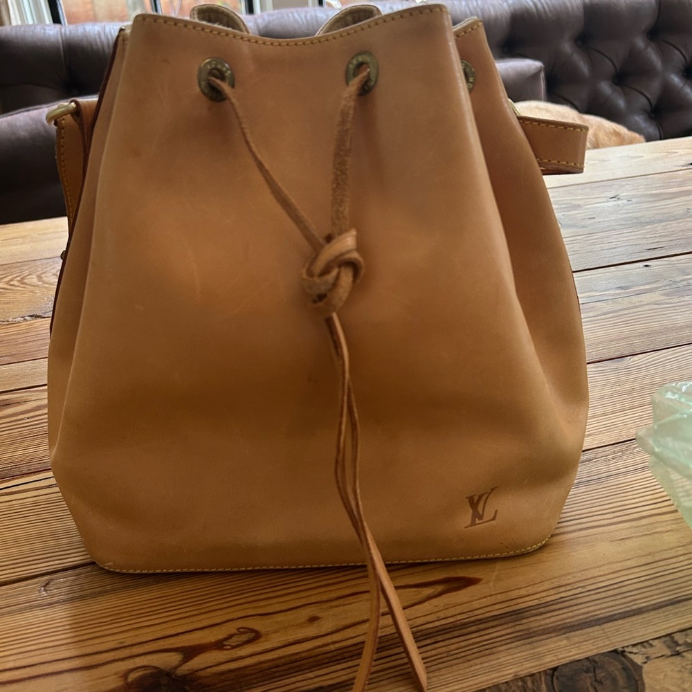 Louis Vuitton Natural Leather Nomade Noe bag. Limited edition.